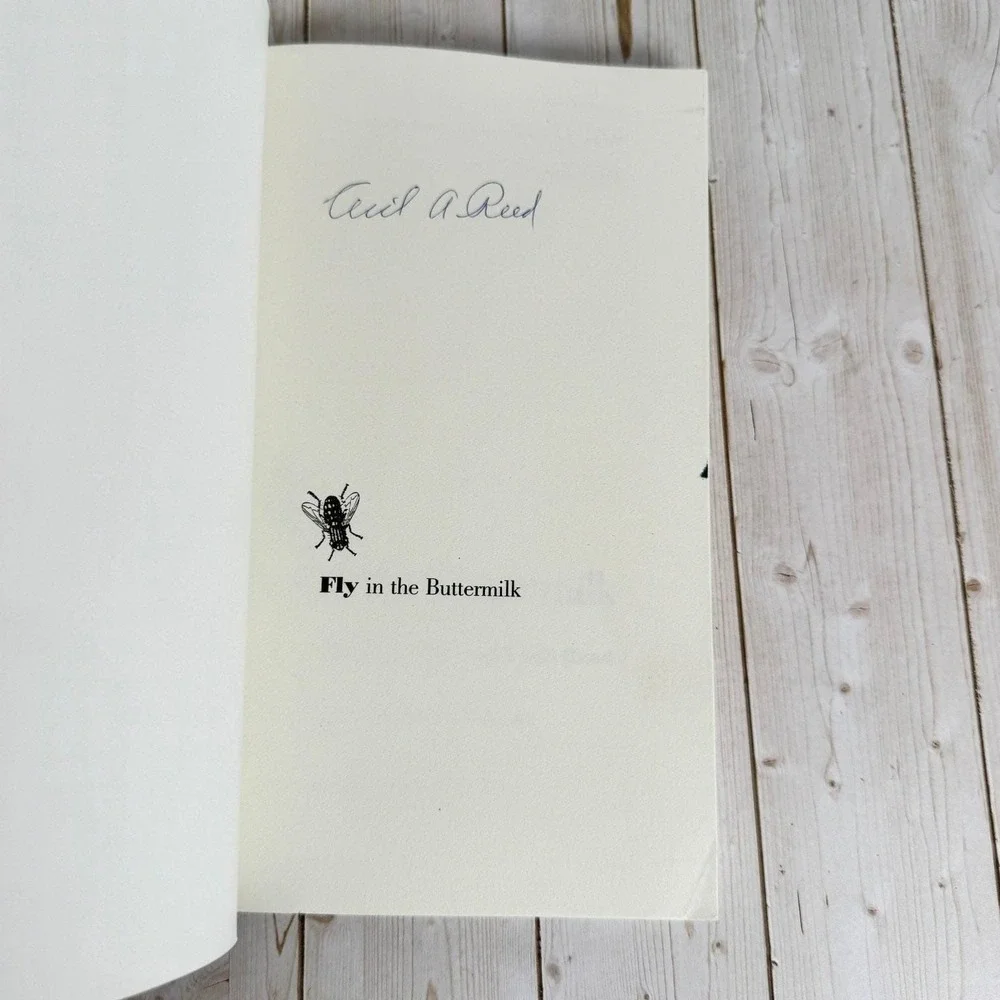 Fly in the Buttermilk Cecil Reed 1993 First Edition Signed Autobiography